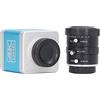 Topiky Webcam USB Live, Webcam con Interfaccia Multimediale HD 30FPS, con Sensore di Immagine CMOS da 1/1,8 Pollici, Obiettivo Manuale Senza Distorsioni da 6-12 Mm per Riproduzione Live