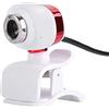 Omenluck, 1 mini videocamera USB per computer portatile, mini riproduzione video chiamate 480P con riduzione del rumore microfono clip per Live