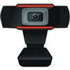 Mach Power MACHPOWER Webcam USB HD 720P 1MP Smart Meeting, Microfono Incorporato, Nero