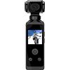 DIGNIFE Action Camera, 4K Pocket Action Camera HD Schermo LCD 270° Girevole Mini Sport Camera con custodia impermeabile for il viaggio del