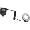 Asixxsix Flash Macro Ad Anello a LED, Flash Macro a 48LED con Display LCD, Adattatore di Controllo Dell'alimentazione, Anelli, Diffusore Flash per Fotocamere DSLR,4modalità di Illuminazione