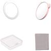 TERNCOEW Vetro portatile della macchina fotografica di trucco con forti magneti universali misura per le custodie del metallo di Smartphone & selfie fotografia