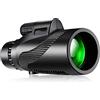 WLP Telescopio monoculare, monocolo for adulti ad alta potenza 12x50 HD Telefono cellulare Osservazione degli uccelli Bak4 Fmc Monoscopio impermeabile Campeggio Escursionismo