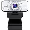 SEVEQIS Webcam Full HD 1080P Webcam messa a fuoco manuale con microfono Spina USB for computer PC for conferenze, streaming live