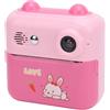 Tonysa Fotocamera Istantanea per Bambini, Fotocamera con Stampa Senza Inchiostro da 50 MP, con Schermo IPS HD da 2,4 Pollici, Supporto Registrazione Video HD 1080P, Fotografia con Zoom