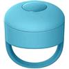 Cuifati Telecomando Bluetooth per Giradischi Dell'app, Anello a Scorrimento con Dito Clicker Tablet Cellulare Otturatore della Fotocamera Telecomando per Selfie Controller Video (Blu)