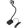 Yanmis Fotocamera per Documenti a LED, Fotocamera Grandangolare Ultra HD da 13 MP, Luce di Riempimento a LED a 3 Livelli, Messa a Fuoco Automatica, Webcam a LED, Microfono Integrato