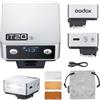 Godox iT20 O TTL Mini Flash - iT20O Flash per fotocamera Olympus con batteria da 7,4 V 300 mAh, oltre 700 flash 1,5 s, ricicla flash hot shoe con diffusore magnetico/filtro colorato accessori per