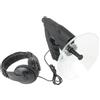 mophrati Microfono direzionale con antenna parabolica Microfono direzionale con parabola parabolica in ABS per udito facile e a lunga