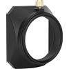 Tomantery Paraluce Quadrato Accessorio a Prova di Luce per Videocamera DV 37 39 40.5 43 52mm Filtro Obiettivo Obiettivo della Fotocamera Paralume per gli Appassionati di Fotografia (52MM)