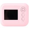 Jectse Fotocamera con Stampa Istantanea per Bambini, Fotocamere Istantanee da 48MP 1080P HD per Bambini, con Zoom 6X, 20 Cornici Integrate, 5 Filtri Fotocamera Istantanea Portatile (Rose)