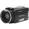VBESTLIFE Videocamera 1080P, Videocamera da 30 MP per Visione Notturna a Infrarossi con Zoom 18X LCD IPS da 3,0 Pollici, Webcam, Visione Notturna a Infrarossi, per Vlogging YouTube (BLACK)