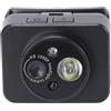 VBESTLIFE Telecamera Montata Sulla Testa, Videocamera per Registrazione Video HD 1080P 2MP con Luce LED, per attività All'aperto Ciclismo Escursionismo Pesca (Senza scheda di memoria)