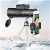 TELESCOPE Telescopi Monoculari 10X42 HD Binocolo Compatto Monoculare IP55 Impermeabile Con Adattatore Per Telefono Cellulare Visore Notturno Per Campeggio Birdwatching Animali In Viaggio Caccia