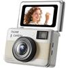 SHOOYIO Piccolo portachiavi con videocamera digitale 1080P e 16X, ideale per viaggi e portachiavi Vlog