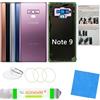 ASDAWN Note 9 - Cover posteriore in vetro per Samsung Galaxy N965, colore: Viola