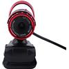 AKLOSIPY Clip su Webcam da 12 M HD 360 Rotante con Fotocamera Integrata per PC Rossa USB 2.0 per Videochiamate su PC Videocamera Web Compatibile con Algoritmo A9 (rosso)