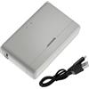 Oxxggkao Custodia di ricarica USB a doppio slot per batterie Action Camera con protezioni intelligenti e indicatori LED portatile per fotocamere