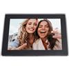 XUMIUZIY 10.1 Frammata Digitale WiFi, Cornice per Foto Elettroniche Intelligenti con Touch Screen HD, 1 G RAM + Memoria da 32 GB, Rotazione Automatica, Mount da Scrivania/parete, (Black)
