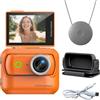 Generic Action camera, mini videocamera sportiva anti-vibrazione, fotocamera con schermo flip screen da 2, riprese da viaggio all'aperto, vlog in prima persona per appassionati di sport, vlogger e amanti
