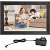 AKLOSIPY Frame di Foto Digitale da 13,3 Pollici WiFi Digital Picture Frame Smart Photo Frame 1280x800 HD Touch Screen da 32 GB di Archiviazione Auto-rotazione delle Foto in Remoto (Spina