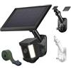 Aothaigro Supporto da parete per fotocamere e pannelli solari, supporto 2 in 1 per Ring Blink, Eufy, Arlo, Wyze, ecc. Pannello solare e cam, con anello Stick Up Cam/Spotlight Cam/Plus/Pro (batteria), angolo