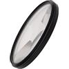 Vikye Camera Effect Filter, 77mm Mount Caleidoscopio Effect Split Ripetizione Immagine Obiettivo della Fotocamera, Prisma a Sei Lati Filtro per Fotocamera SLR Accessorio per Film e Puntelli Televisivi