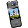 TQUXNGA Videocamera di sicurezza indossabile in modalità 1000mAh Batteria Video per la raccolta di prove Clip all'aperto sulla macchina fotografica indossabile di azione