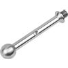 FEICHAO D12 mm testa a sfera Magic Arm 1/4 adattatore di estensione filettatura per Hot Shoe Staffa DSLR Micro Single Motion Camera (1/4 * 6 mm Vite testa a sfera)