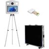 WideMeet Specchio per cabina fotografica con schermo LCD touch screen da 15,6 pollici, fotocamera sollevabile, per selfie, matrimoni, feste, eventi (macchina fotografica + stampante)