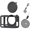 FHGSPQWM Custodia protettiva in silicone per Action 6 Action Camera Protector Housing Skin Sleeve Bumper Soft Cover Lens Protector