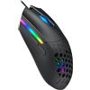 Jectse Mouse da Gioco Cablato, Design Cavo del Mouse Cavo, Mouse Ottico Ergonomico per PC Portatile, Retroilluminazione Colorata, Alta Precisione e Risposta Rapida, per PC portatili. (S500 Bianco)