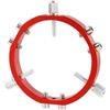 Generico Telescope Tube Rings, Anello fisso for fotografia for telescopio astronomico 90/100/110/120/130 mm a tre punti rosso(120mm XY-250204)