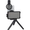 Brrnoo Luce per tatuaggio, temperatura colore regolabile 2400K-6400K, wireless, ideale per fotografia lavoro e streaming live smartphone