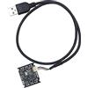 Spacnana Modulo Webcam USB 300.000Vista a 50° con Chip GC0308 per Protocollo OTG WinXP/Win7/Win8/Win10/OSX//
