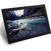 GYDUHYE Cornice digitale da 32 pollici con display ad alta definizione IPS, macchina pubblicitaria 1080p, supporto HDMI, accensione/spegnimento automatico, funzione di trasmissione mista, immagine,