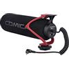 COMICA CVM-V30 LITE Video microfono Super-sulla fotocamera Shotgun microfono a condensatore cardioide per Canon Nikon Sony Panasonic fotocamera/DSLR/iPhone Samsung Huawei con 3,5 mm Jack(Red)