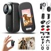 Generic Mini videocamera 4K portatile, con audio, modalità verticale/ampia, per corsa, ciclismo, escursionismo, registrazione di sicurezza domestica e personale, 128 GB, colore nero