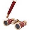 ERYUE Telescopio da Opera Portatile Binoculare 3X25 con Fuoco Centrale Prisma BAK-7 per Teatri in Plastica Bianca (#1)
