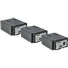 vhbw 3x batteria compatibile con Panasonic AG-HMC151, AG-HMC151EU, AG-HMC70 videocamera camcorder (4400mAh, 7,4V, Li-Ion) con infochip