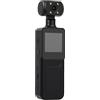 Depisuta Action Camera WiFi 4K, Fotocamera Tascabile Portatile con Obiettivo Rotante a 180° Display LCD da 1,3 Pollici Registrazione in Loop Video Audio Mini Vlog Videocamera