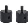 FEICHAO 2 adattatori a vite da 1/4-20 femmina a M4 M5 M6 M8 M10 maschio a vite con foro laterale di rinforzo per accessori cardanici per treppiede fotocamera (da 1/4-20 a M4-.07)