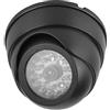 Cryfokt Fotocamera Falsa Fittizia a LED Lampeggiante Rosso Impermeabile, Fotocamera Fittizia Nera, per Casa all'aperto