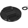 vhbw copriobiettivo 95 mm compatibile con Tamron SP 150-600mm F/5-6.3 Di VC USD, fotocamera - plastica nero, presa interna