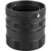MMABEUTF Tubo di prolunga macro per fotocamere DSLR Pentax serie K, tre gruppi di tubi per ingrandimento, struttura in metallo, senza elementi ottici all'interno