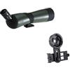 QAXRZCUCD Cannocchiale 20-60x60 Zoom HD Telescopio Monoculare Bak4 Prisma Impermeabile Anti-Nebbia Con Tirpod For Le Riprese Birdwatching Campeggio Oculare Potente E Ingrandimento(A)
