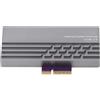 Matybobe Scheda di Espansione SSD PCIe 5.0 M.2 Adattatore di Archiviazione Ad Alta velocità 2230 2242 2260 2280