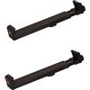 Housoutil 2 Pezzi Supporto Per Tablet Connettore A Clip Per Treppiede Adattatore Per Montaggio Su Treppiede Per Tablet Morsetto in Metallo