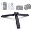 NovelGoal Mini treppiede, supporto per fotocamera con vite da 1/4 per giunto cardanico portatile, supporto per fotocamera DSLR, supporto per telefono, staffa per luce di riempimento Vlog Selfie Stick