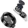 Generic Obiettivo magnetico CPL e filtro stella 2 in 1, kit di filtri magnetici per fotocamera del telefono da 52 mm, riduzione dell'abbagliamento e controllo della luce, migliora gli effetti di ripresa